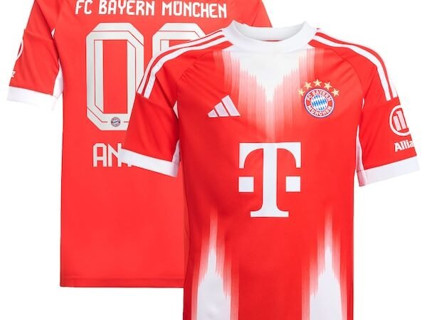 Bayern Munich adidas Youth 2025/26 Home Replica Custom Jersey - Red
