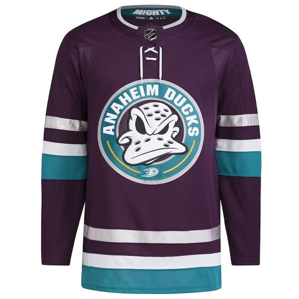 Anaheim Ducks adidas 30th Anniversary Primegreen Authentic Jersey – Purple