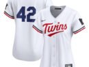 Minnesota Twins Nike Women's 2024 Jackie Robinson Day Home Limited Jersey – White