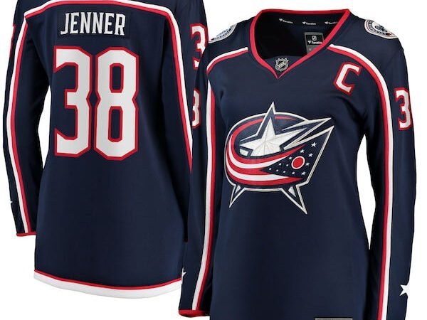 Boone Jenner Columbus Blue Jackets Women's Home Breakaway Player Jersey - Navy