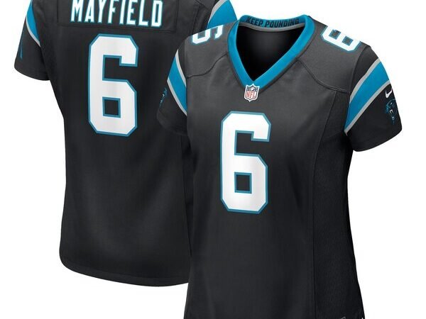 Baker Mayfield Carolina Panthers Nike Women's Home Player Game Jersey - Black