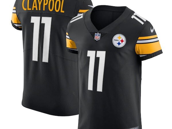 Chase Claypool Pittsburgh Steelers Nike Vapor Elite Player Jersey - Black