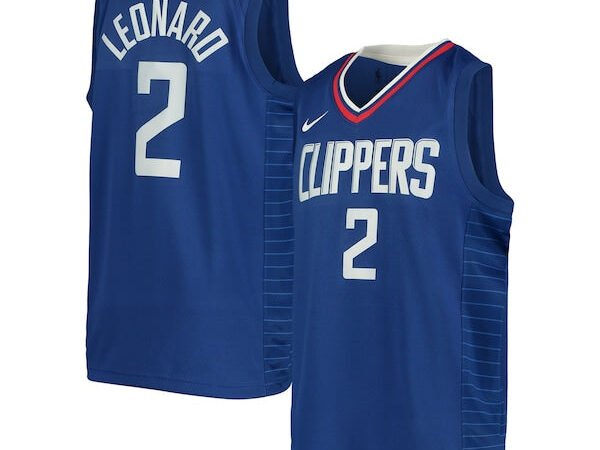 Kawhi Leonard LA Clippers Nike Youth Swingman Jersey - Icon Edition - Royal/White