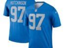 Aidan Hutchinson Detroit Lions Nike Alternate Legend Player Performance Top - Blue