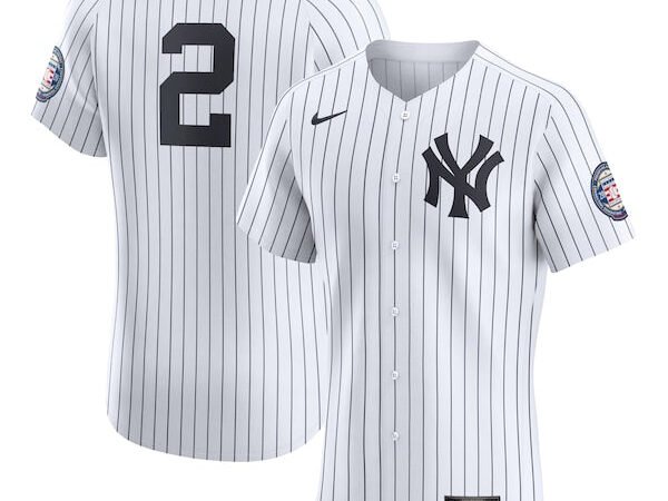 Derek Jeter New York Yankees Nike Home Elite Jersey - White