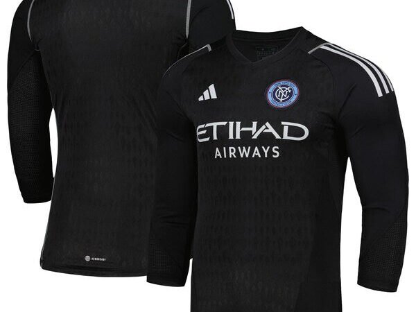 New York City FC adidas 2024 Goalkeeper Long Sleeve Replica Jersey - Black