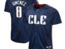 Andres Gimenez Cleveland Guardians Nike Youth 2024 City Connect Limited Jersey - Navy