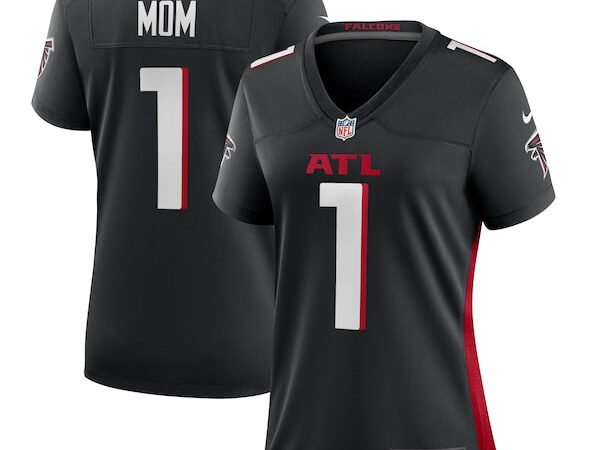Number 1 Mom Atlanta Falcons Nike Women's Game Jersey - Black