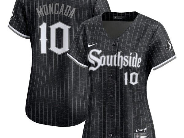 Yoán Moncada Chicago White Sox Nike Women's City Connect Limited Player Jersey - Black
