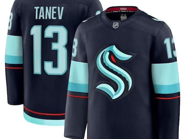 Brandon Tanev Seattle Kraken  Home Premium Jersey - Deep Sea Blue