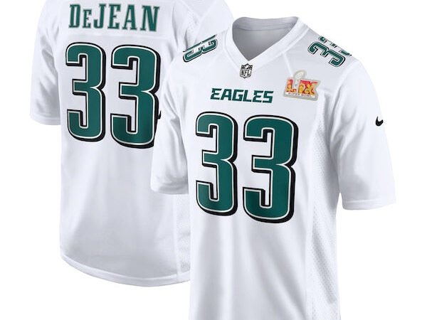 Cooper DeJean Philadelphia Eagles Nike Super Bowl LIX Fashion Game Jersey - Tundra White