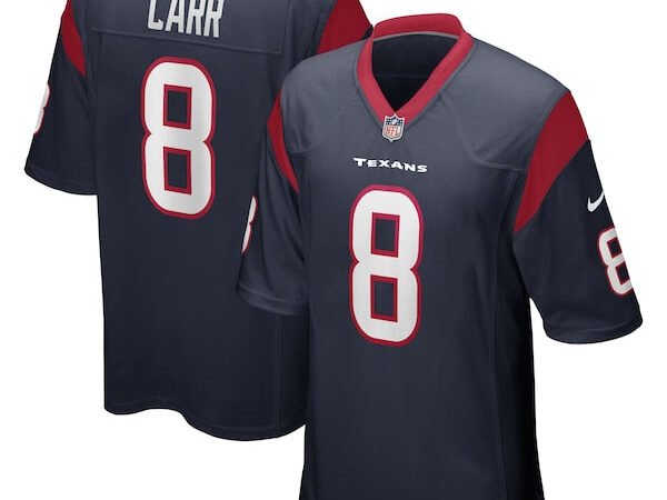 David Carr Houston Texans Nike Game Retired Player Jersey - Navy