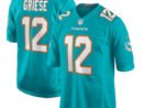 Bob Griese Miami Dolphins Nike Game Retired Player Jersey - Aqua/White