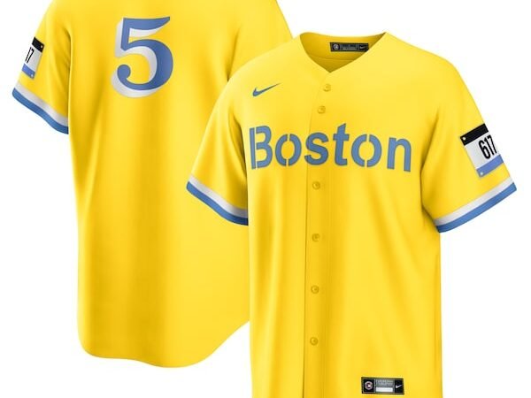 Enrique Hernandez Boston Red Sox Nike City Connect Replica Player Jersey - Gold/Light Blue