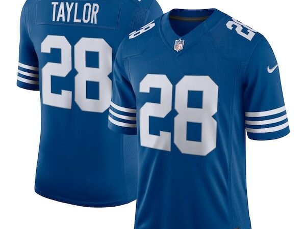 Men's Nike Jonathan Taylor Royal Indianapolis Colts Alternate Vapor Limited Jersey