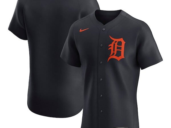 Detroit Tigers Nike Alternate Elite Jersey - Navy