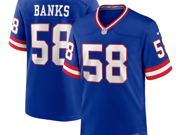 Carl Banks New York Giants Nike Classic Retired Player Game Jersey - Royal