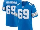 Al-Quadin Muhammad Detroit Lions Nike Team Game Jersey -  Blue