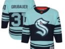 Philipp Grubauer Seattle Kraken Youth Special Edition 2.0 Premier Player Jersey - Teal
