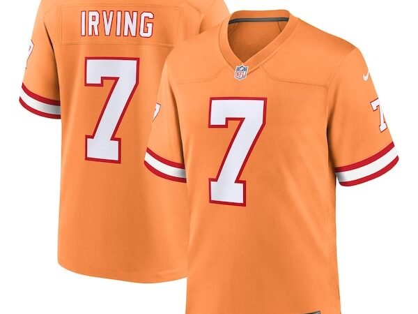 Bucky Irving Tampa Bay Buccaneers Nike Alternate Game Jersey - Orange/Red