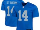 Amon-Ra St. Brown Detroit Lions Nike Youth Alternate Game Jersey -  Blue