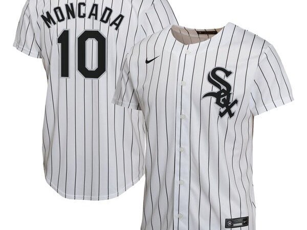 Yoan Moncada Chicago White Sox Nike Youth Home Game Player Jersey - White