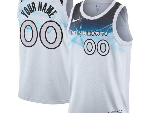 Minnesota Timberwolves Nike Unisex 2024/25 Custom Swingman Jersey - City Edition - White