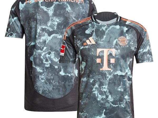 Bayern Munich adidas 2024/25 Away Authentic Jersey - Black