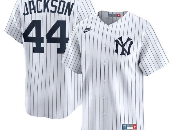 Reggie Jackson New York Yankees Nike Throwback Cooperstown Collection Limited Jersey - White