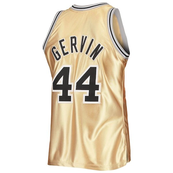 George Gervin San Antonio Spurs 75th Anniversary 1977/78 Hardwood Classics Swingman Jersey - Gold