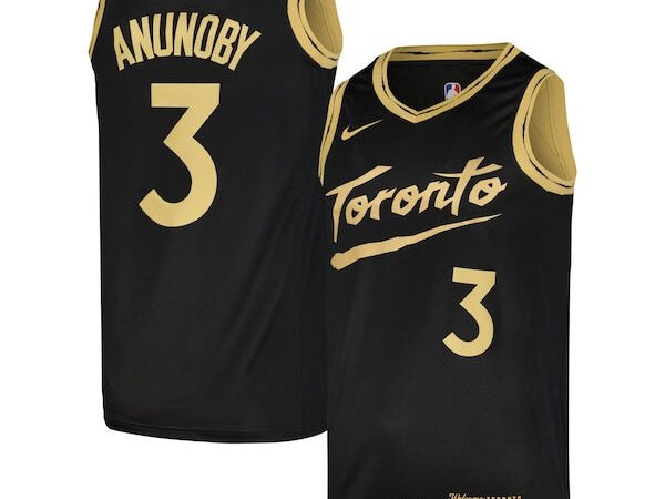 OG Anunoby Toronto Raptors Nike Swingman Player Jersey - City Edition - Black