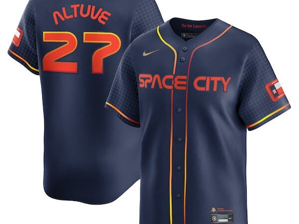Jose Altuve Houston Astros Nike City Connect Limited Player Jersey - Navy