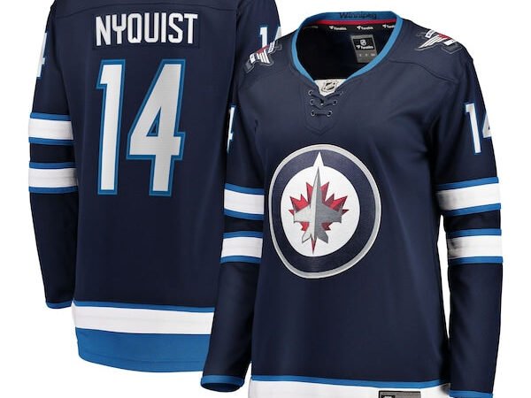 Gustav Nyquist Winnipeg Jets Women's Home Breakaway Jersey - Navy