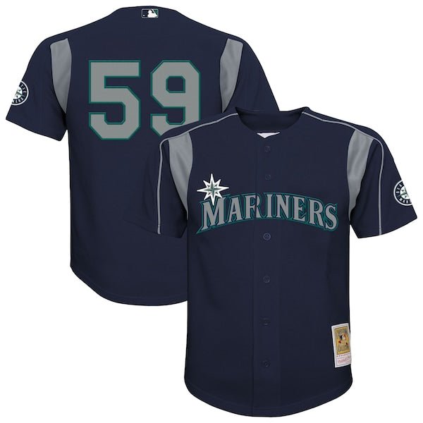 Felix Hernandez Seattle Mariners Preschool Cooperstown Collection Batting Practice Jersey - Navy