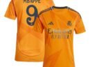 Kylian Mbappé Los Merengues adidas Women's 2024/25 Away Replica Player Jersey - Orange