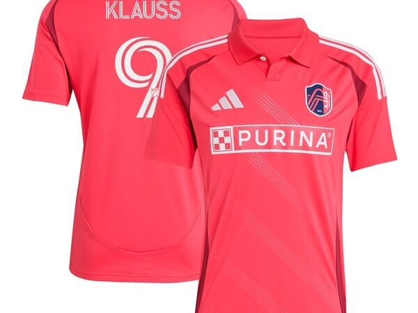 João Klauss St. Louis City SC adidas 2025 Forever CITY Red Replica Player Jersey - Red