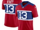 Jalin Hyatt New York Giants Nike Alternate Vapor F.U.S.E. Limited Jersey - Century Red