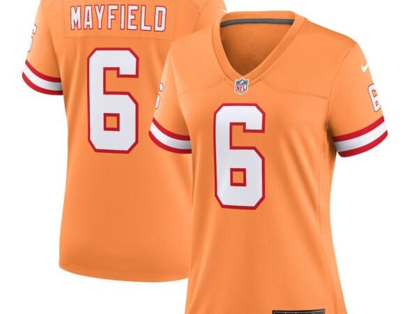 Baker Mayfield Tampa Bay Buccaneers Nike Women's Throwback Game Jersey - Orange
