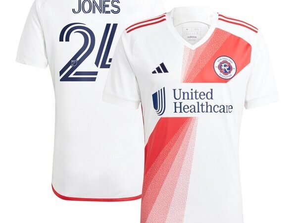 DeJuan Jones New England Revolution adidas 2024 Defiance Replica Jersey - White