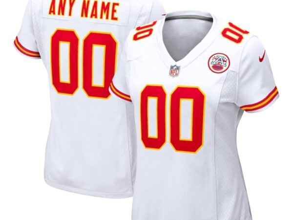 Kansas City Chiefs Nike Women's Custom Game Jersey - White