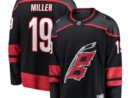 K'Andre Miller Carolina Hurricanes  Home Breakaway Jersey - Black
