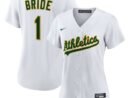 Athletics Nike Women's #1 Bride Home Replica Jersey - White