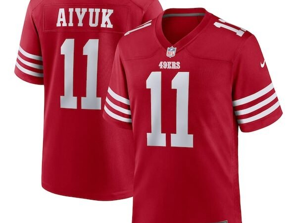Brandon Aiyuk San Francisco 49ers Nike Team Player Game Jersey - Scarlet