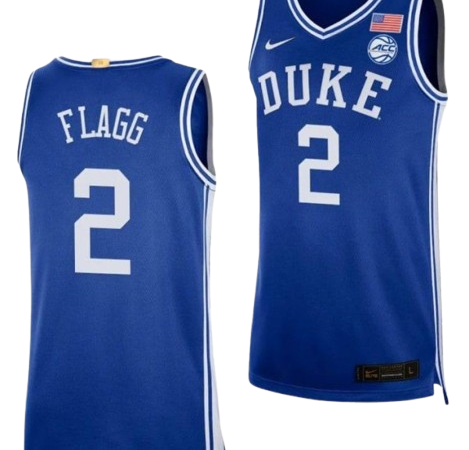 Cooper Flagg Duke Blue Devils #2 Basketball Jersey - Blue