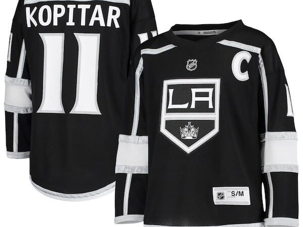 Anze Kopitar Los Angeles Kings Youth Home Replica Player Jersey - Black