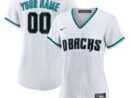 Arizona Diamondbacks Nike Women's Home Replica Custom Jersey - White