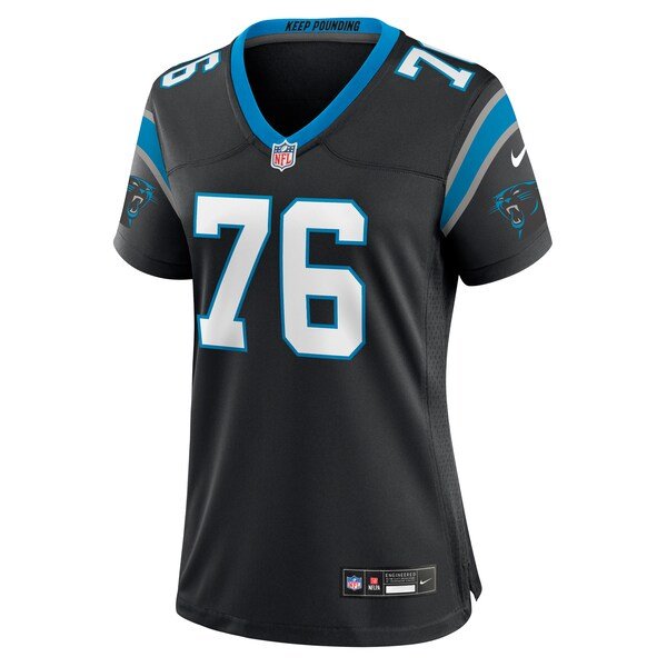 Calvin Throckmorton Carolina Panthers Nike Women's Team Game Jersey - Black