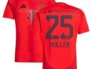Thomas Müller Bayern Munich adidas 2024/25 Home Replica Player Jersey - Red