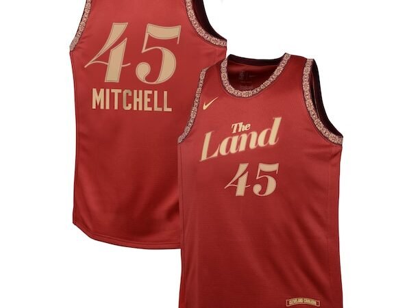 Donovan Mitchell Cleveland Cavaliers Nike Youth  Swingman Replica Jersey - City Edition - Wine