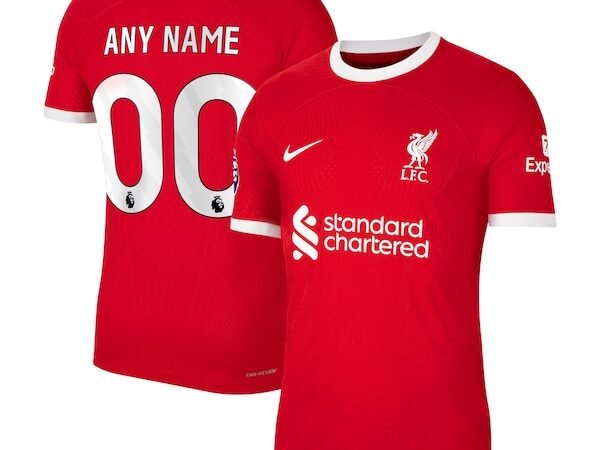 Liverpool Nike 2023/24 Home Authentic Custom Jersey - Red